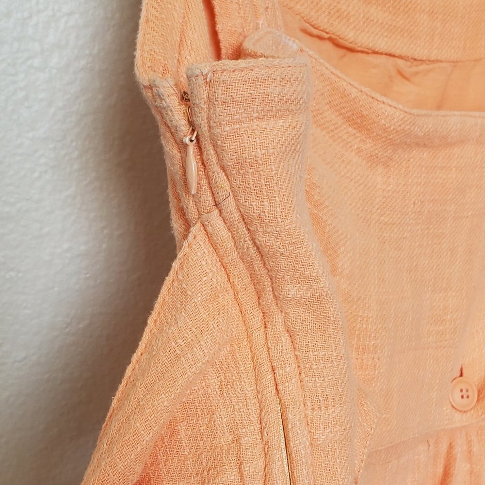 Anthropologie coral colored dress - Picture 5 of 7